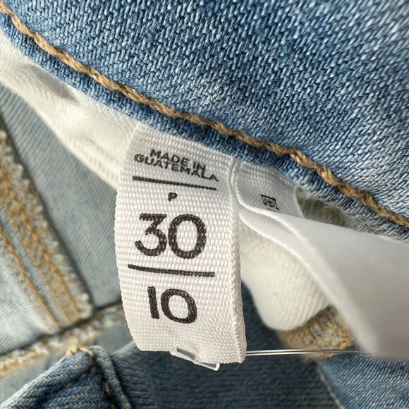 Ann Taylor LOFT Women’s Skinny Cut Off Denim Shorts High Rise Blue Size 30 NWT - Picture 12 of 15